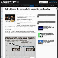 After bankruptcy, few options for Detroit to grow revenue