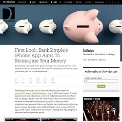 First Look: BankSimple's iPhone App Aims To Reimagine Your Money