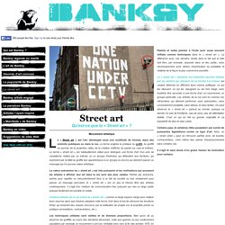 Banksy Art - Street art
