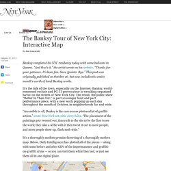 Interactive Map: Banksy Tour of NYC