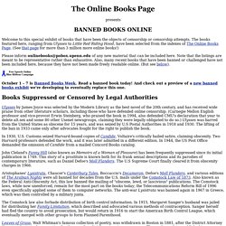 Banned Books Online