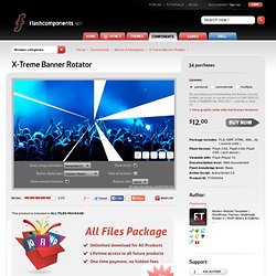 X-Treme Banner Rotator XML AS3 - Flash Components