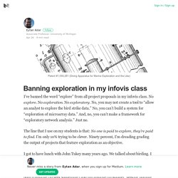 Banning exploration in my infovis class – Eytan Adar – Medium