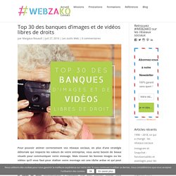 Top 30 des banques d'images et de vidéos libres de droits - Webzako