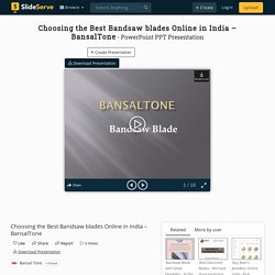 Choosing the Best Bandsaw blades Online in India – BansalTone PowerPoint Presentation - ID:10085473