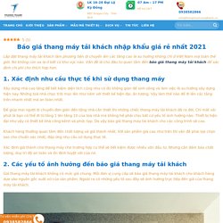 Báo giá thang máy tải khách nhập khẩu giá rẻ nhất 2021