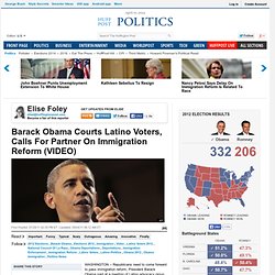 Barack Obama Courts Latino Voters, Calls For Partner On Immigration Reform