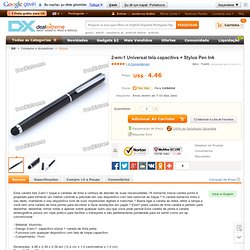 2-in-1 Universal Capacitive Screen Stylus + Ink Pen