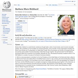 Barbara Marx Hubbard