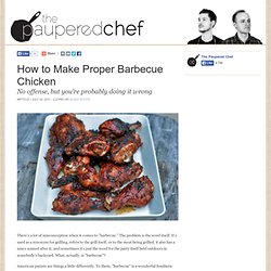 How to Make Proper Barbecue Chicken