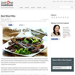 Barbecue Beef Short Ribs