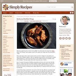Barbecued Buffalo Wings Recipe