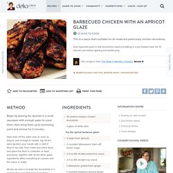 Barbecued Chicken with an Apricot Glaze