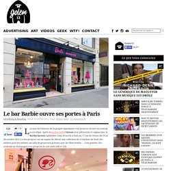 Le bar Barbie ouvre ses portes à Paris