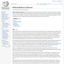 Robert Barbour Johnson