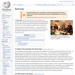 BarCamp - Wikipédia - Nightly