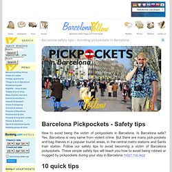 City Guide 2012 - 17 Barcelona safety tips - pickpockets