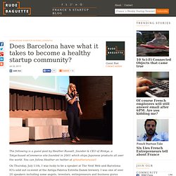 Does Barcelona have what it takes to become a healthy startup community?