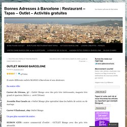 Bonnes Adresses à Barcelone : Restaurant – Tapas – Outlet – Activités gratuites