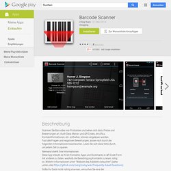 Barcode Scanner - Android Apps auf Google Play