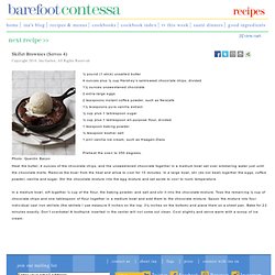 Barefoot Contessa - Recipes - Skillet Brownies
