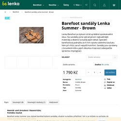 Barefoot sandály Lenka Summer - Brown