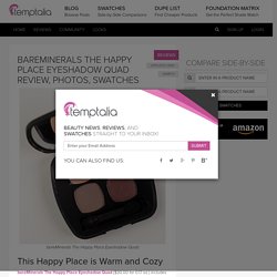 bareMinerals The Happy Place Eyeshadow Quad Review, Photos, Swatches