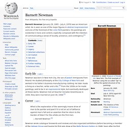 Barnett Newman - Wikipedia