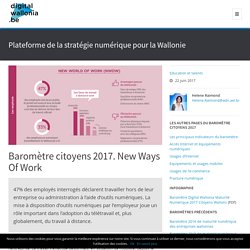 Baromètre citoyens 2017. New Ways Of Work