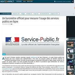 Un baromètre officiel pour mesurer l’usage des services publics en ligne