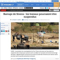 Barrage de Sivens : les travaux pourraient être suspendus