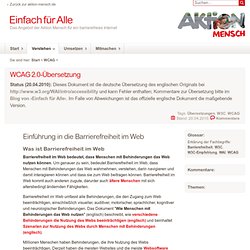 Einführung in die Barrierefreiheit im Web (Deutsche Übersetzung)