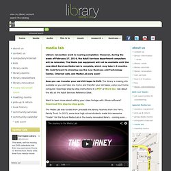 Barrington Area Library - media lab