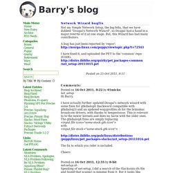 BarryK blog: Network Wizard bugfix - Aug 2016