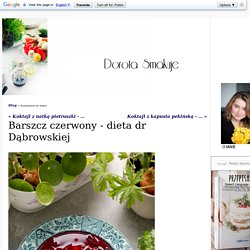 Barszcz czerwony - dieta dr Dąbrowskiej