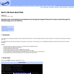Bart's CD-Rom Boot Disk