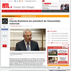 Claude Bartolone devrait être élu président de l'Assemblée Nationale
