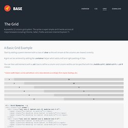 Base - Grid Layout