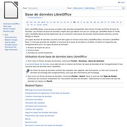 Base de données LibreOffice