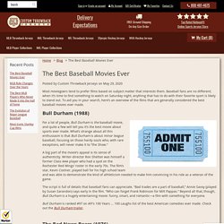 The Best Baseball Movies Ever