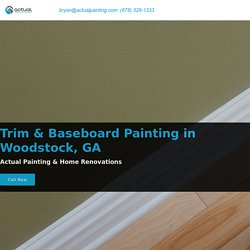 Trim & Baseboard Painting in Woodstock, GA