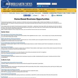 Home-based Business Opportunities