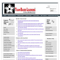 Readiness Assessment Test for Humanities Class: Team-Based Learning Collaborative - New F.A.Q Page