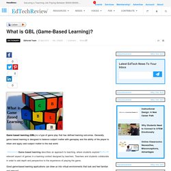 What is GBL (Game-Based Learning)?