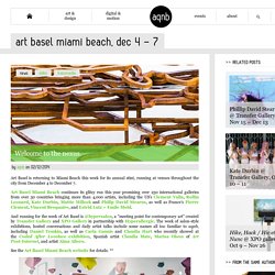 Art Basel Miami Beach, Dec 4 - 7