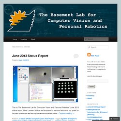 The Basement Lab for Computer Vision and Personal Robotics