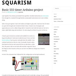 Basic 555 timer Arduino project