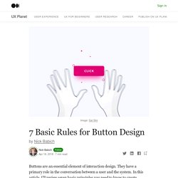 7 Basic Rules for Button Design - UX Planet