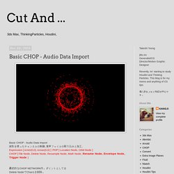 Cut And ...: Basic CHOP - Audio Data Import