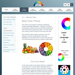 Color Matters - Design and Art - Color Theory